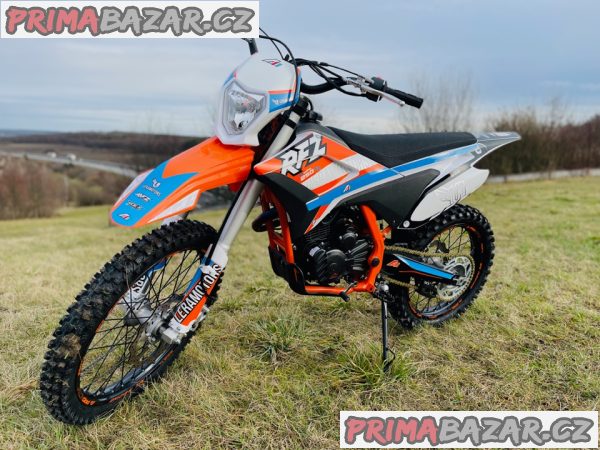 Pitbike Thunder 250ccm, oranžová