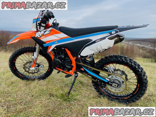 Pitbike Thunder 250ccm, oranžová