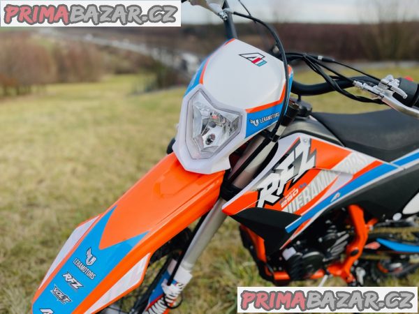 Pitbike Thunder 250ccm, oranžová