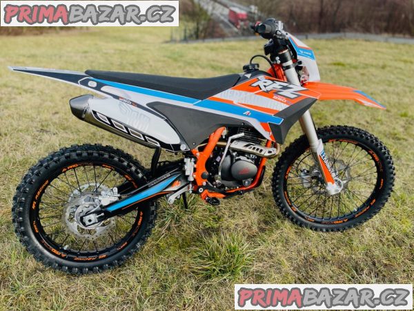 Pitbike Thunder 250ccm, oranžová