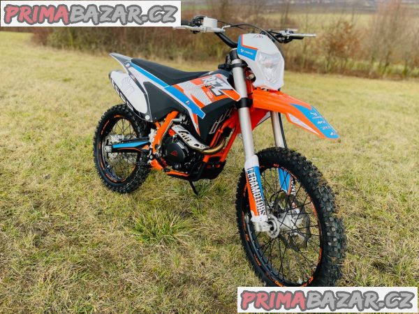 Pitbike Thunder 250ccm, oranžová