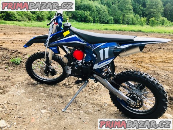 Pitbike Shark 125ccm, e-start, modrá