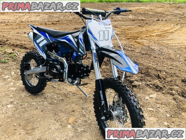 Pitbike Shark 125ccm, e-start, modrá Pitbike Shark 125ccm, e-start, modrá