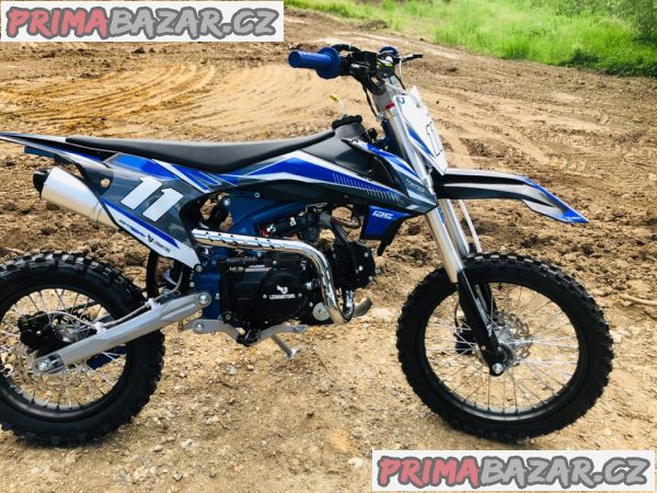Pitbike Shark 125ccm, e-start, modrá Pitbike Shark 125ccm, e-start, modrá