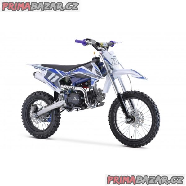 Pitbike Shark 125ccm, k-start, modrá