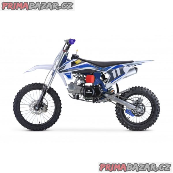 Pitbike Shark 125ccm, k-start, modrá