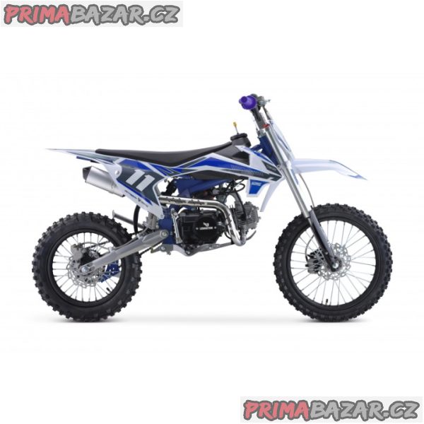 Pitbike Shark 125ccm, k-start, modrá