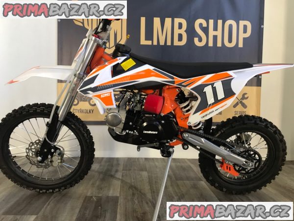 Pitbike Shark 125ccm, k-start, oranžová