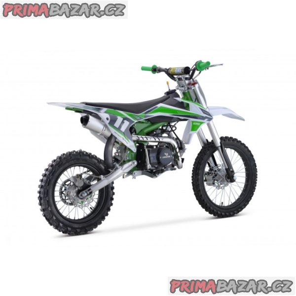 Pitbike Shark 125ccm, k-start, zelená