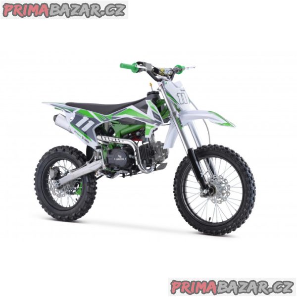 Pitbike Shark 125ccm, k-start, zelená