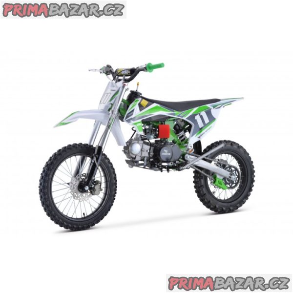 Pitbike Shark 125ccm, k-start, zelená