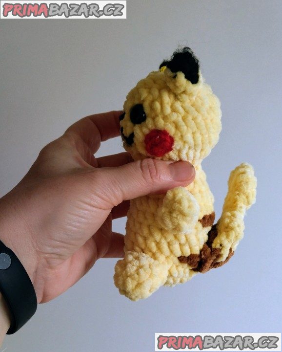 Pikaču 15 cm ručně háčkovaný (hand made)