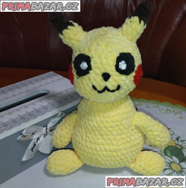 Pikaču 33 cm ručně háčkovaný (hand made)