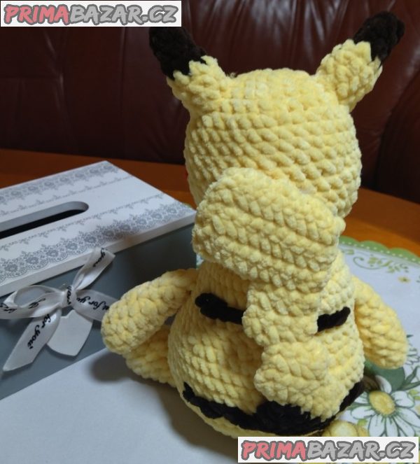 Pikaču 33 cm ručně háčkovaný (hand made)