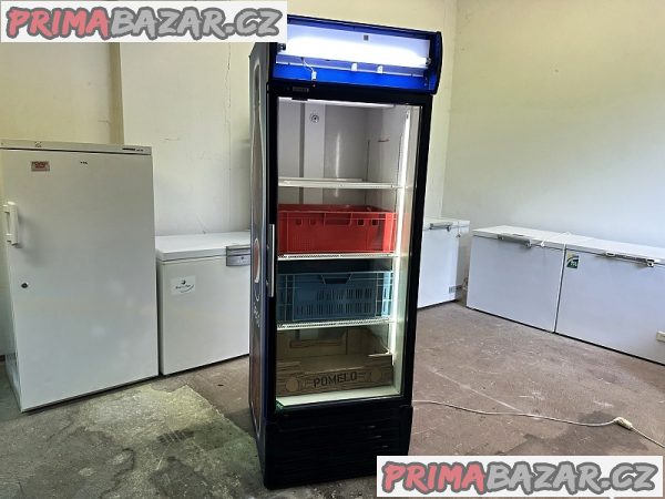 219 Prosklená lednice chladnice vitrína KLIMASAN i na přepravky