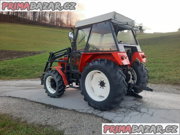 Zetor 7245 + Bass Trima 340 celní nakladac