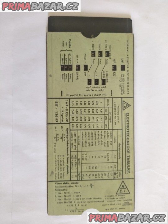 unikatni-plechova-elektrotechnicka-tabulka-pomucka-pri-vypoctech