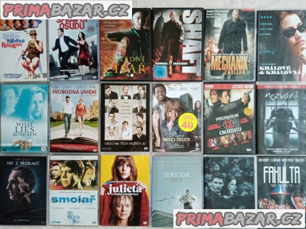 180 orig. DVD kvalitních režisérů od 63 Kč