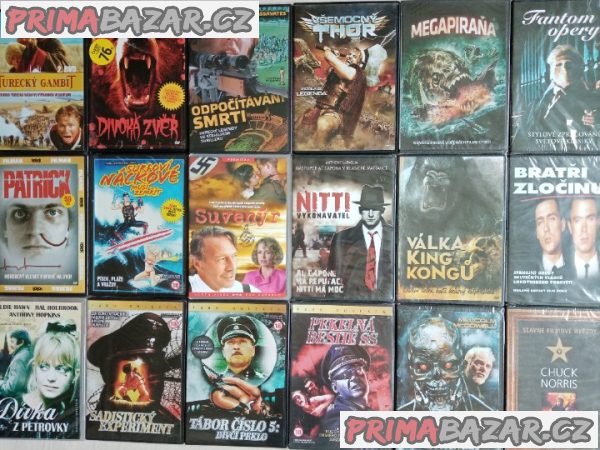 180 orig. DVD kvalitních režisérů od 63 Kč