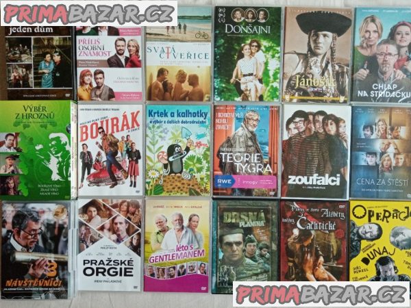 180 orig. DVD kvalitních režisérů od 63 Kč