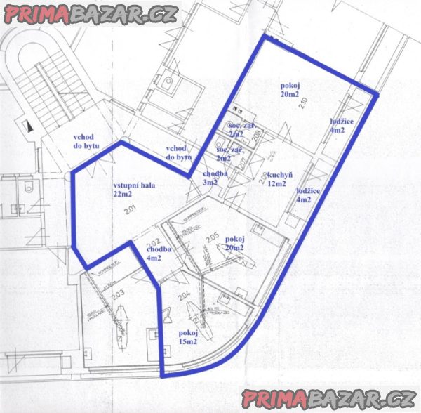 Prodej atypického bytu 3+1+ hala/2xL (108m2), ul. Pražská, Kostelec nad Černými lesy, okr. Praha východ