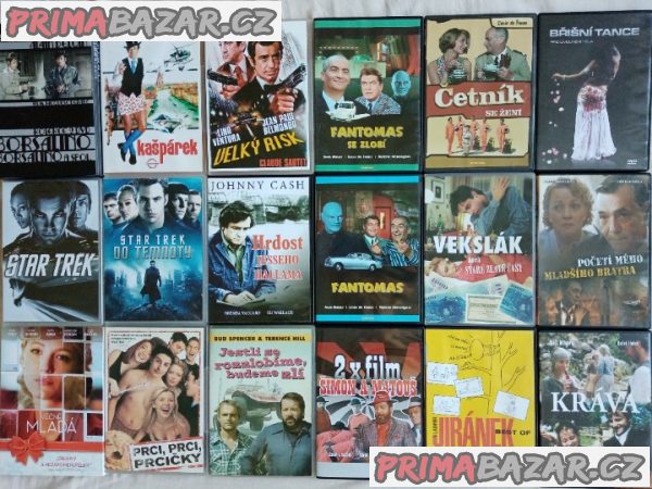 180 orig.DVD kvalitních vydavatelství od 71 Kč