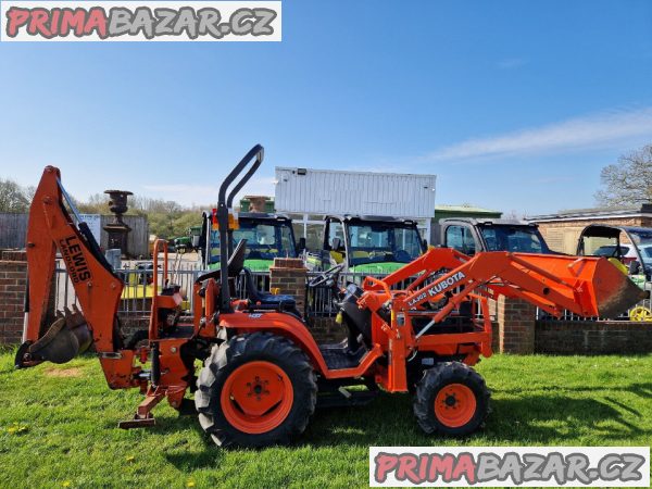 Malotraktor Kubota B-2IIOB luxusní původní stav