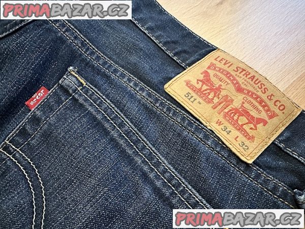 LEVISKY originál pánské jeans LEVI STRAUSS Levi´s® 511 W34/L32