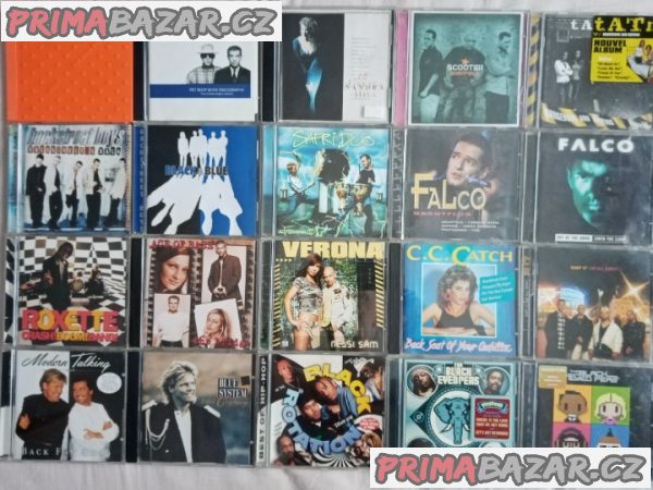 Orig. CD, MC europop, 90tky, 2000 od 109 Kč