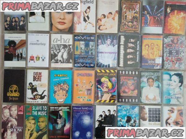 Orig. CD, MC europop, 90tky, 2000 od 109 Kč