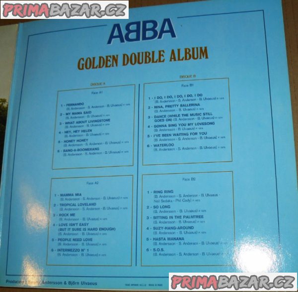 LP - vinyl  ABBA / GOLDEN DOUBLE ALBUM, Polar Music (1976)