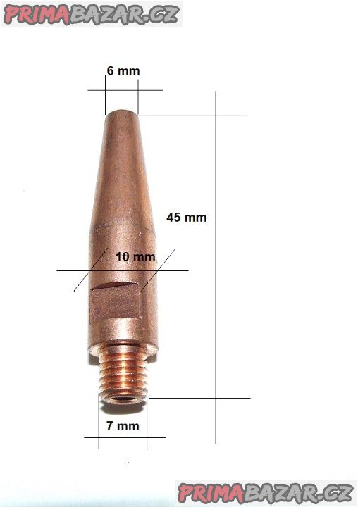 Hubice (špička) svařovací AC 2-4 (NOVÉ) svářecí technika