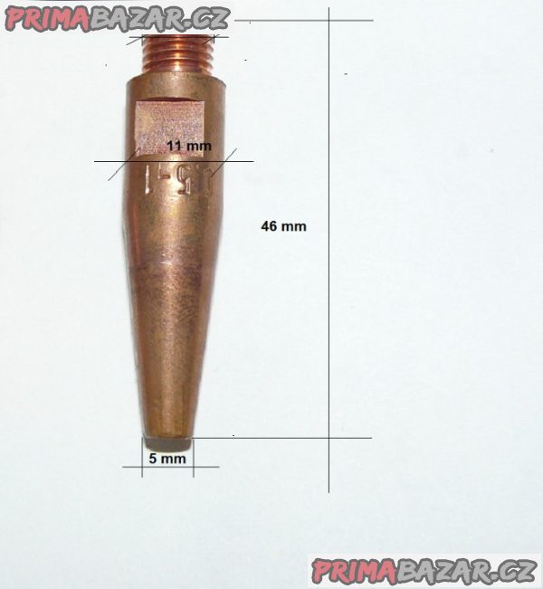 Hubice (špička) svařovací AC 0,5-1 (NOVÉ) svářecí technika