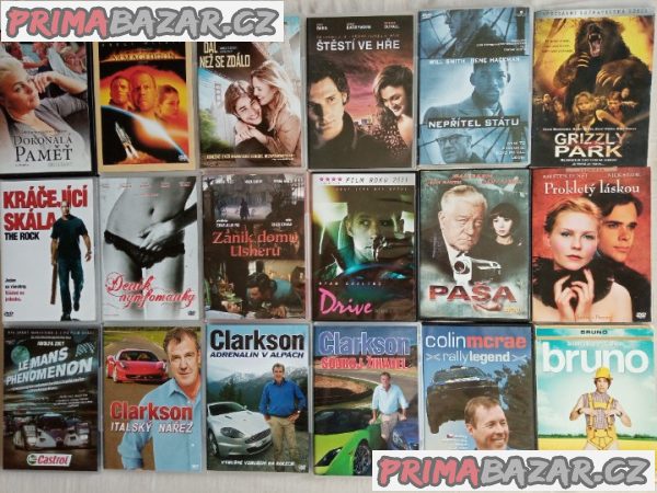 Desitky orig. sberatelskych DVD od 78 Kč