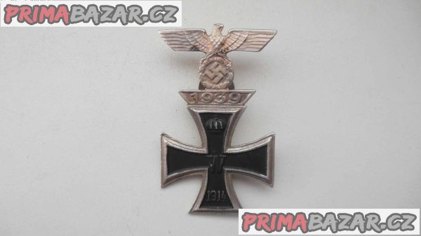 Německý železný kříž 1. třídy s opakovací sponou 1939