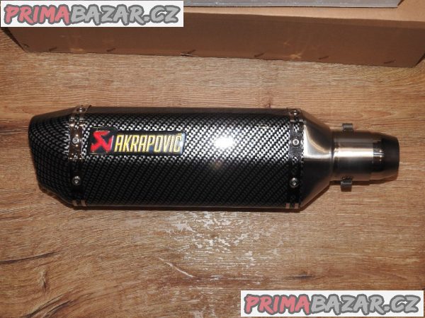 Laděný výfuk Akrapovič carbon Nový Laděný výfuk Akrapovič carbon Nový