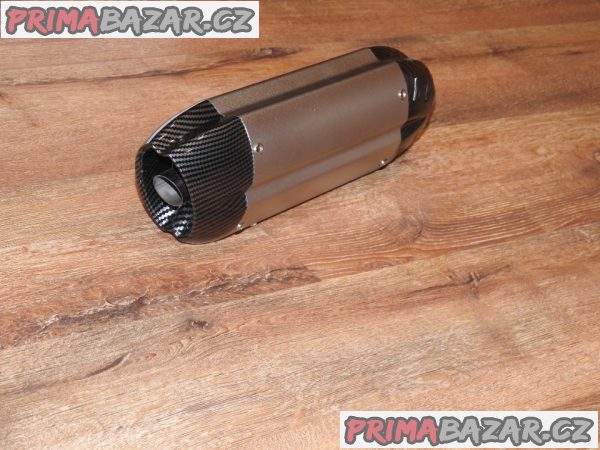Laděný výfuk Mivv stříbrný/carbon Nový Laděný výfuk Mivv stříbrný/carbon Nový