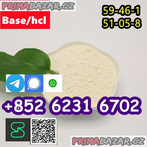Procaine cas 59-46-1 Procaine hcl cas 51-05-8 china factory direct sale.