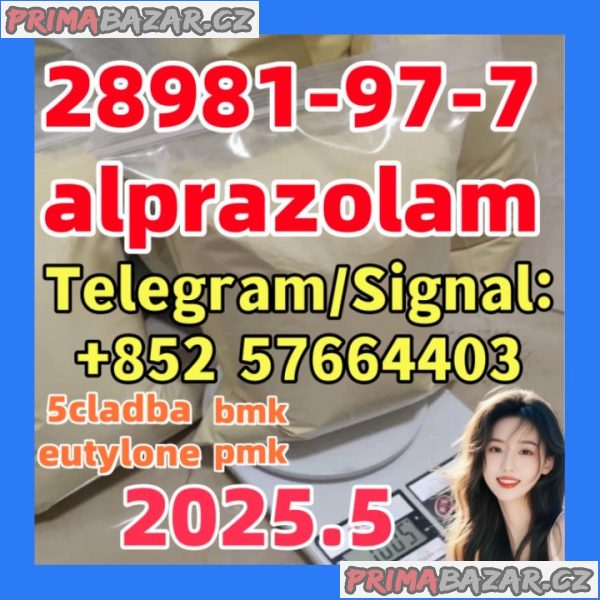 alprazolam 28981-97-7  eutylone 5CLADBA  New Bmk powder oil 5449-12-7