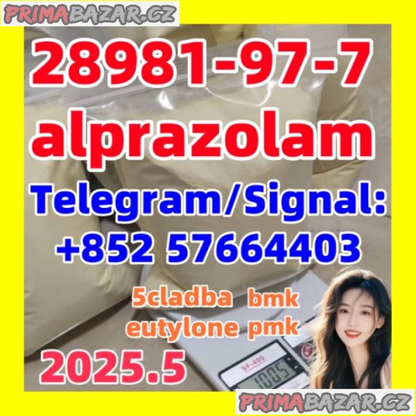 alprazolam 28981-97-7 eutylone 5CLADBA  China Supplier Hot sell