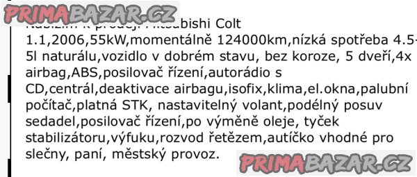 Mitsubishi Colt Mitsubishi Colt