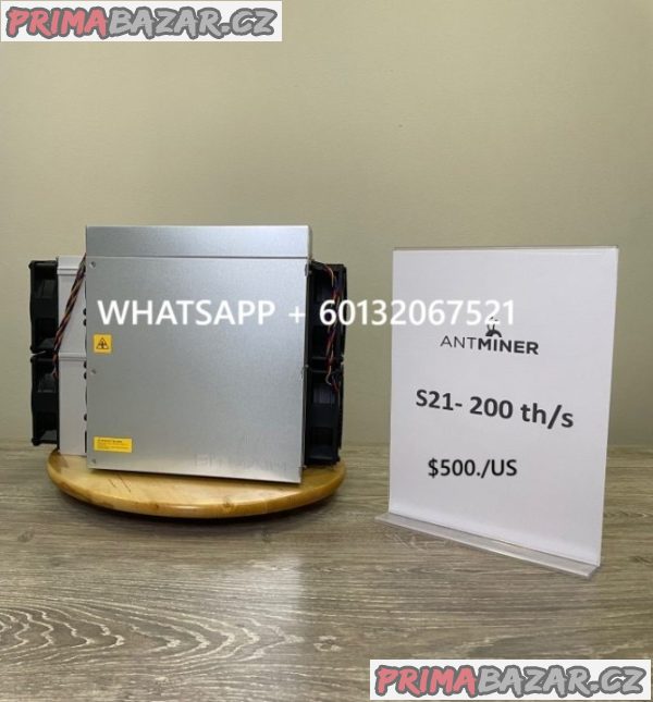 Bitmain Antminer S21 200T BTC Bitcoin Miner + psu 500$ best price Bitmain Antminer S21 200T BTC Bitcoin Miner + psu 500$ best price
