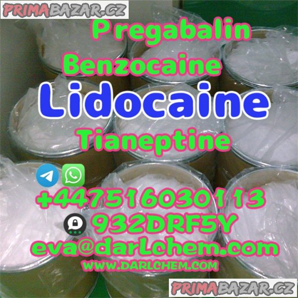Lidocaine Tianeptine pregabalin raw Powder 137-58-6 99.9% Stronger
