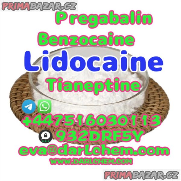 Lidocaine Tianeptine pregabalin raw Powder 137-58-6 Low price