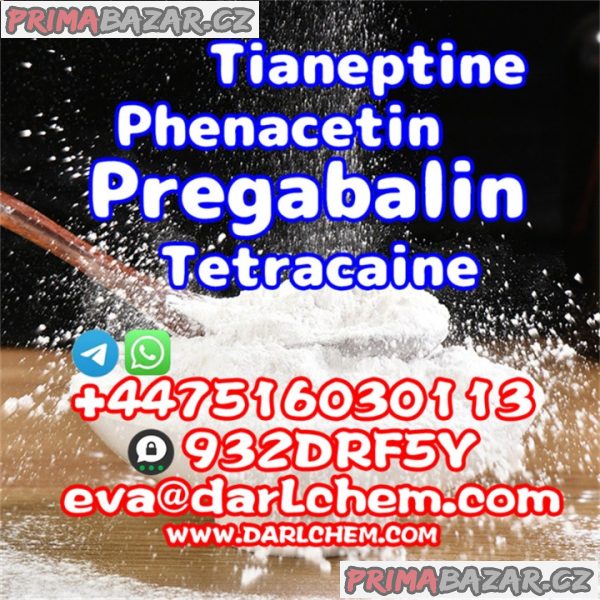 pregabalin Phenacetin Tetracaine raw Powder 148553-50-8 darl Supply