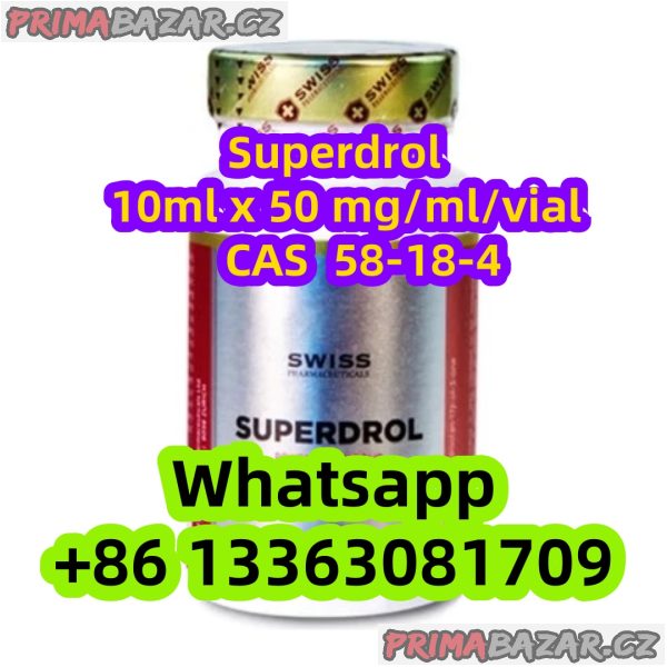 Superdrol 10mlx50mg/ml/vial CAS 58-18-4 Methyldrostanolone