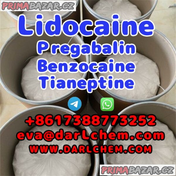 Lidocaine Tianeptine pregabalin raw Powder 137-58-6 Top Quality