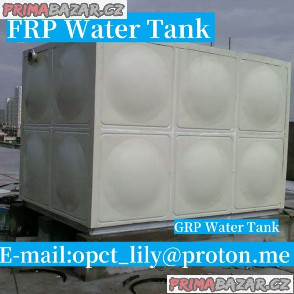 FRP Water Tank FRP GRP Panel Water tank for Farms Use Corrosion Resistant for Industrial & Domestic Fiberglass GRP Storage Water Tank
