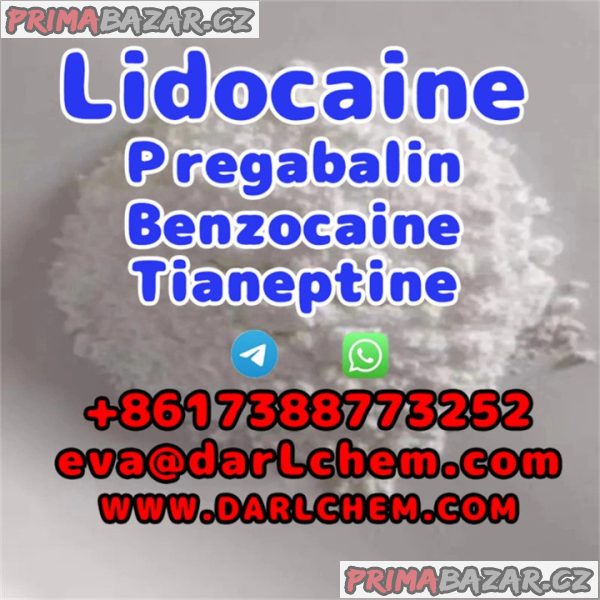 Lidocaine Tianeptine pregabalin raw Powder 137-58-6  raw Powder