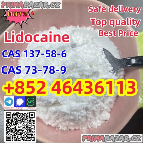 100% Arrive/ Safe Customs lidocaine CAS 137-58-6/Lidocaine Hcl CAS 73-78-9  Add +852 46436113